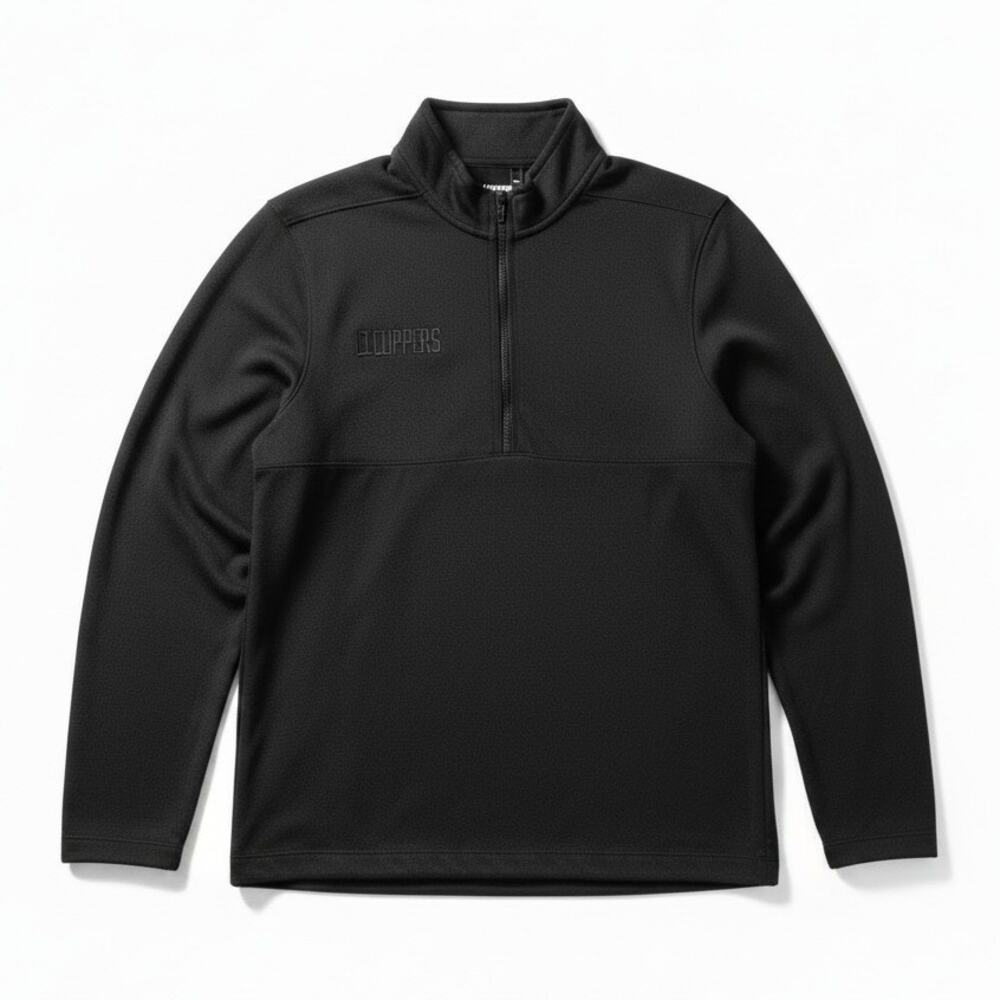 Nike Golf Men's Dri-FIT Black 1/4 Zip LA Clippers Pullover NWT $75 Retail Casual